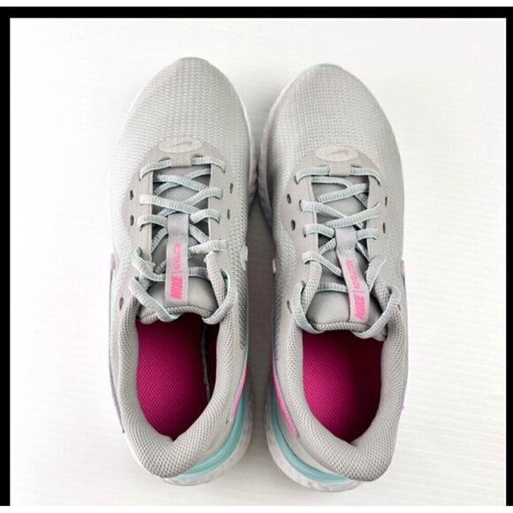 Nike Womens size 9.5 Revolution 5 Gray Pink Running Shoes Size Activewear - Picture 6 of 10